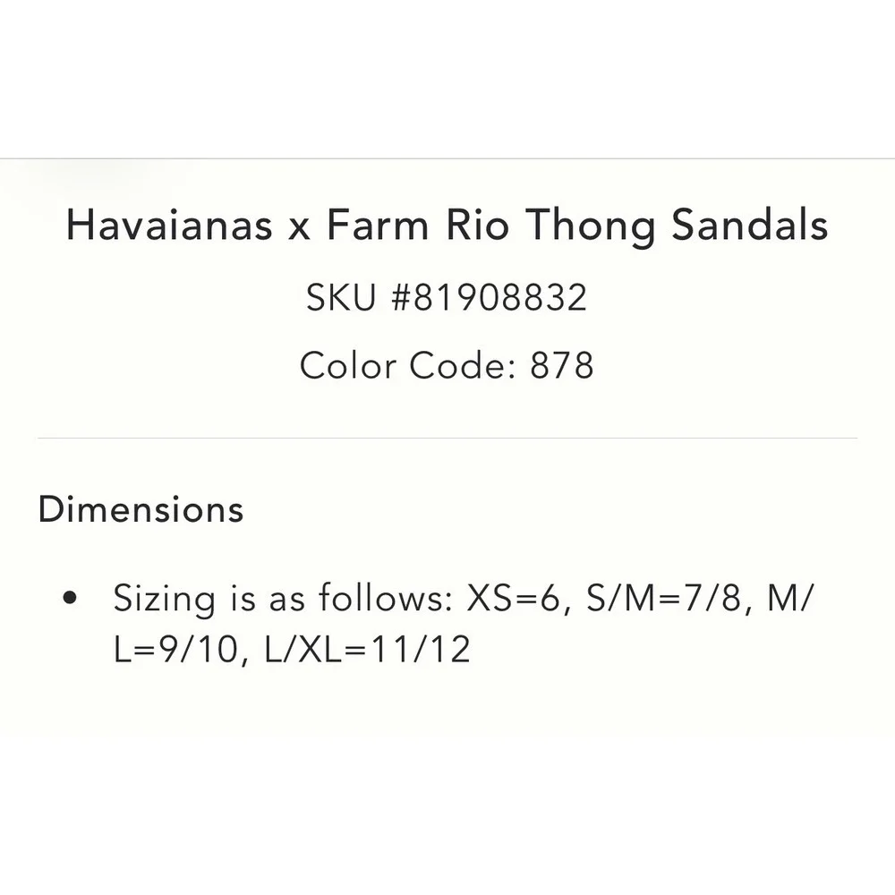 Havaianas x FARM Rio Caipirinha Flip Flops Olive Green White Womens 7/8